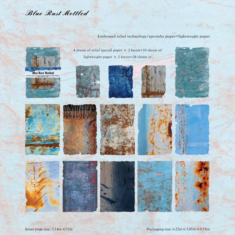 Rust paper -28Pcs each pack