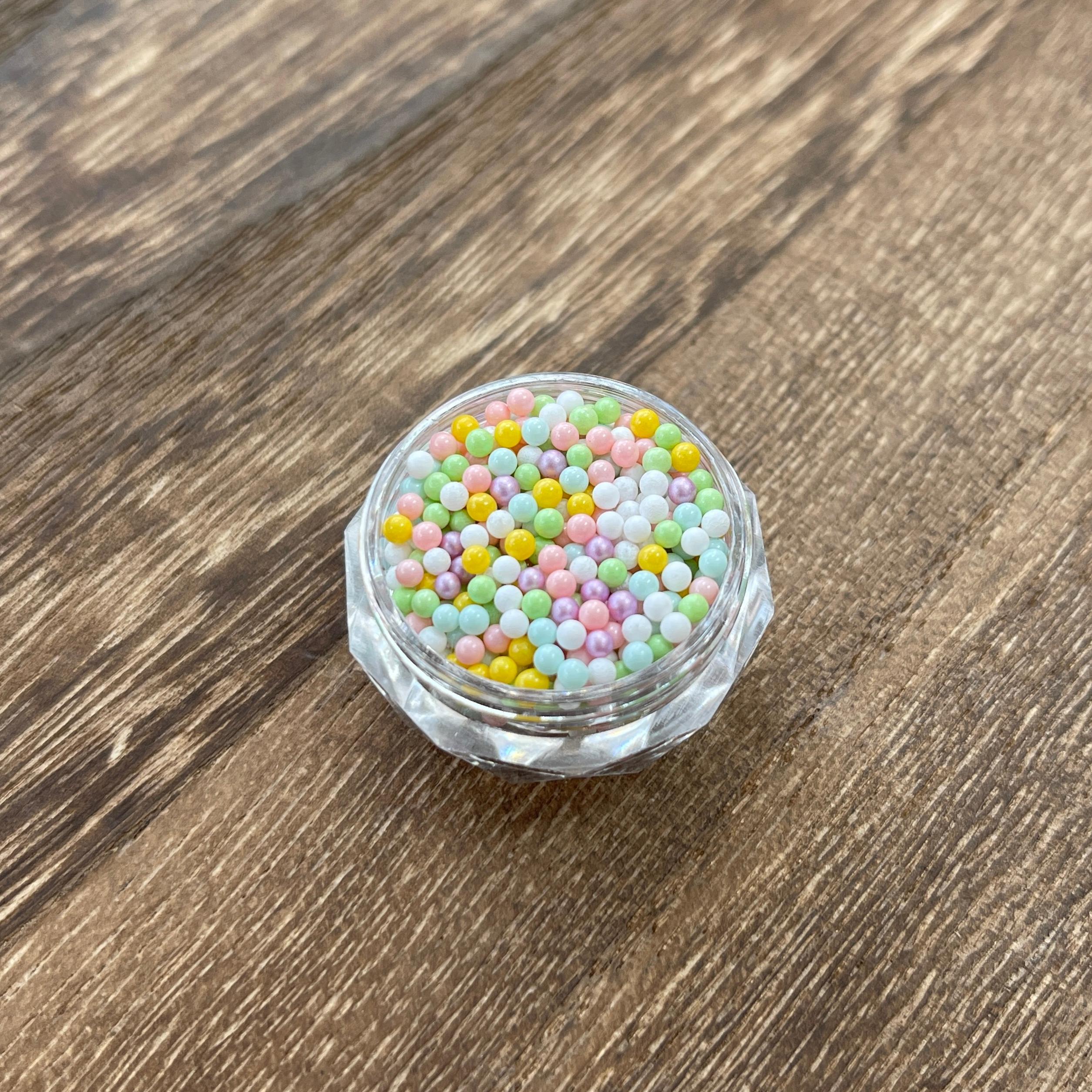 Mini colorful decorative beads *diameter about 2mm