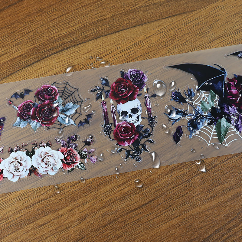 Rose and skull tape