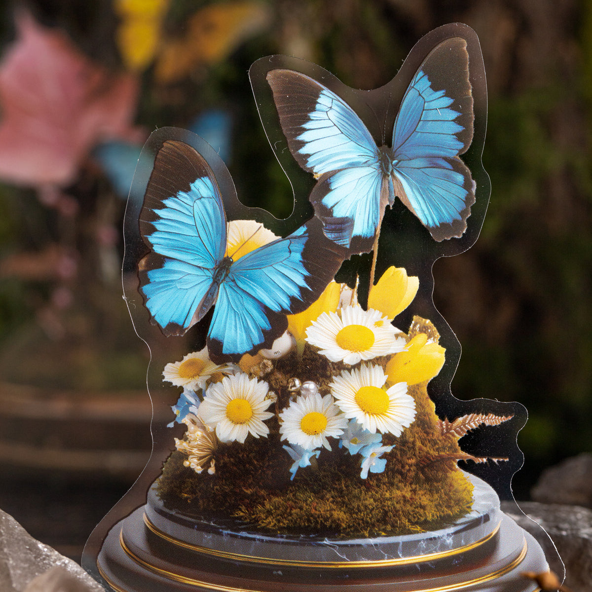 Blue butterflies