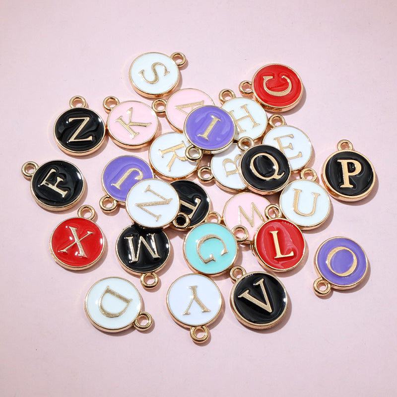 0710 Letter charms 1set 26pcs