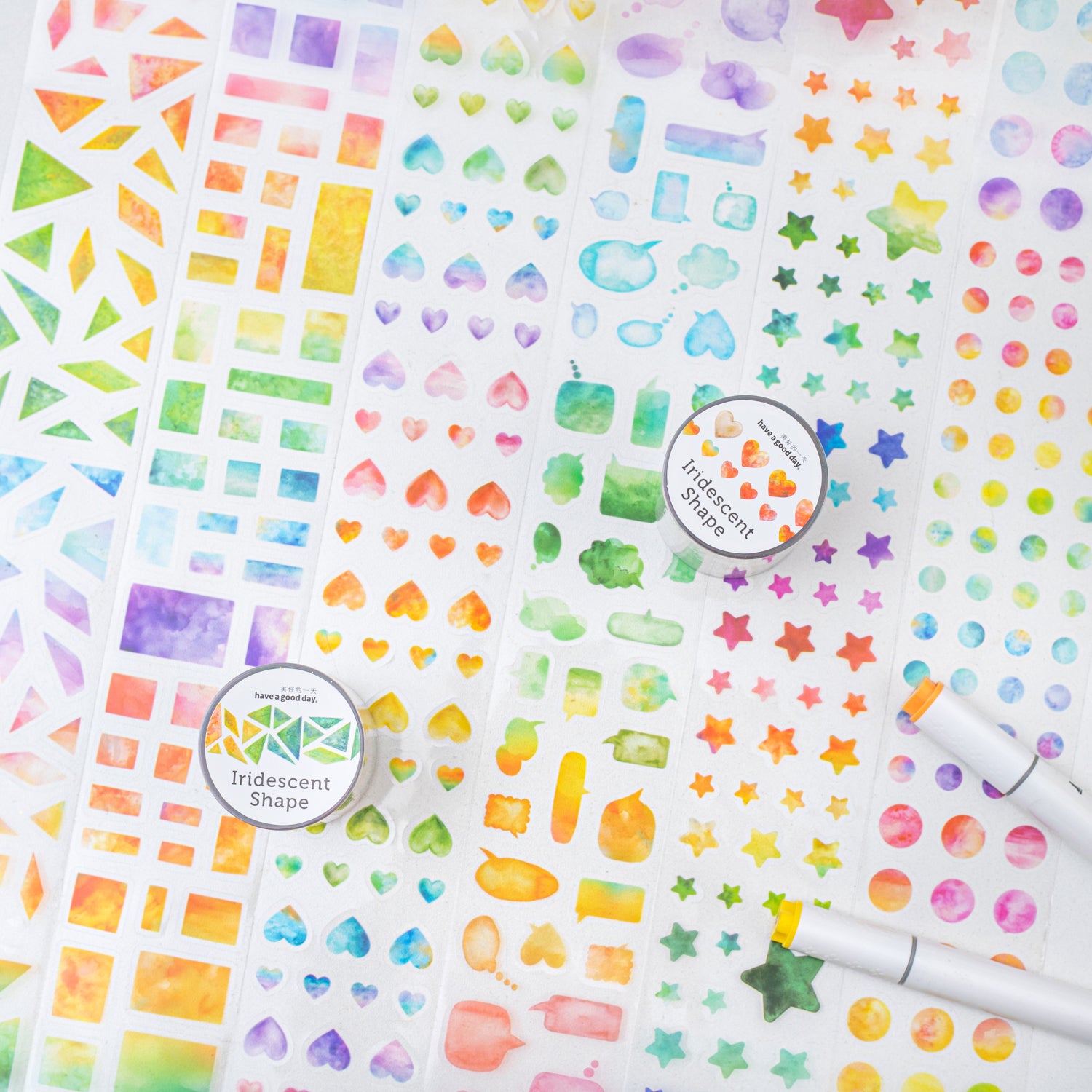 1007 Color graphics PET tape *pre-cut -5cm*2m