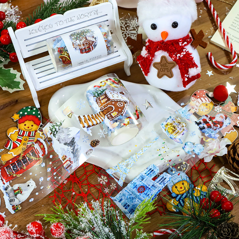 Tape with snowman