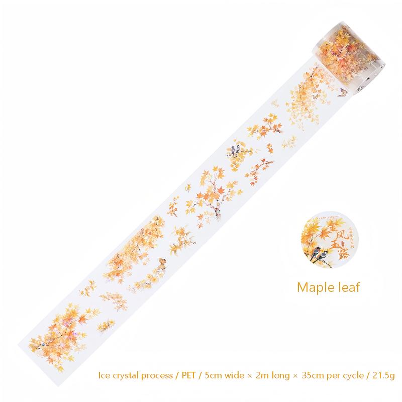 Elegant Branch Sequence PET Tape -5cm*2m