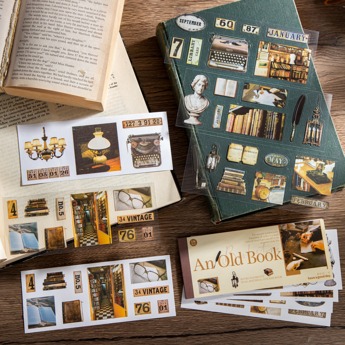 Book with stickers