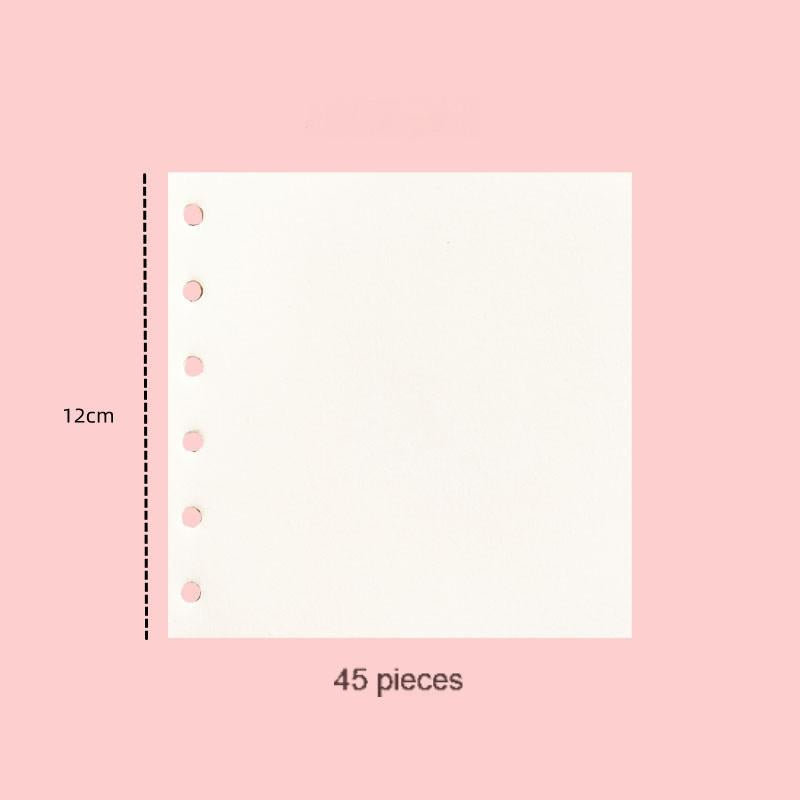 A7 square glitter binder / insert paper