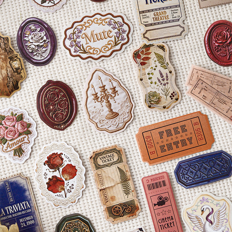 Collector of Old Objects Solid sticker -40Pcs each pack
