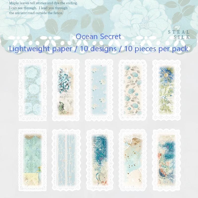 Vintage die cut Lace Paper -10Pcs each pack