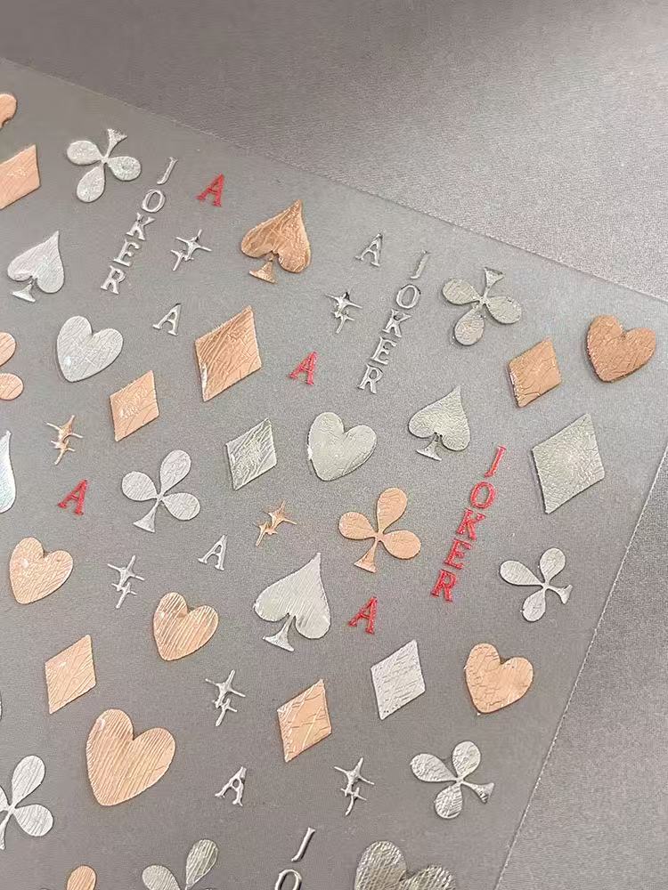 Playing Cards sheet angled