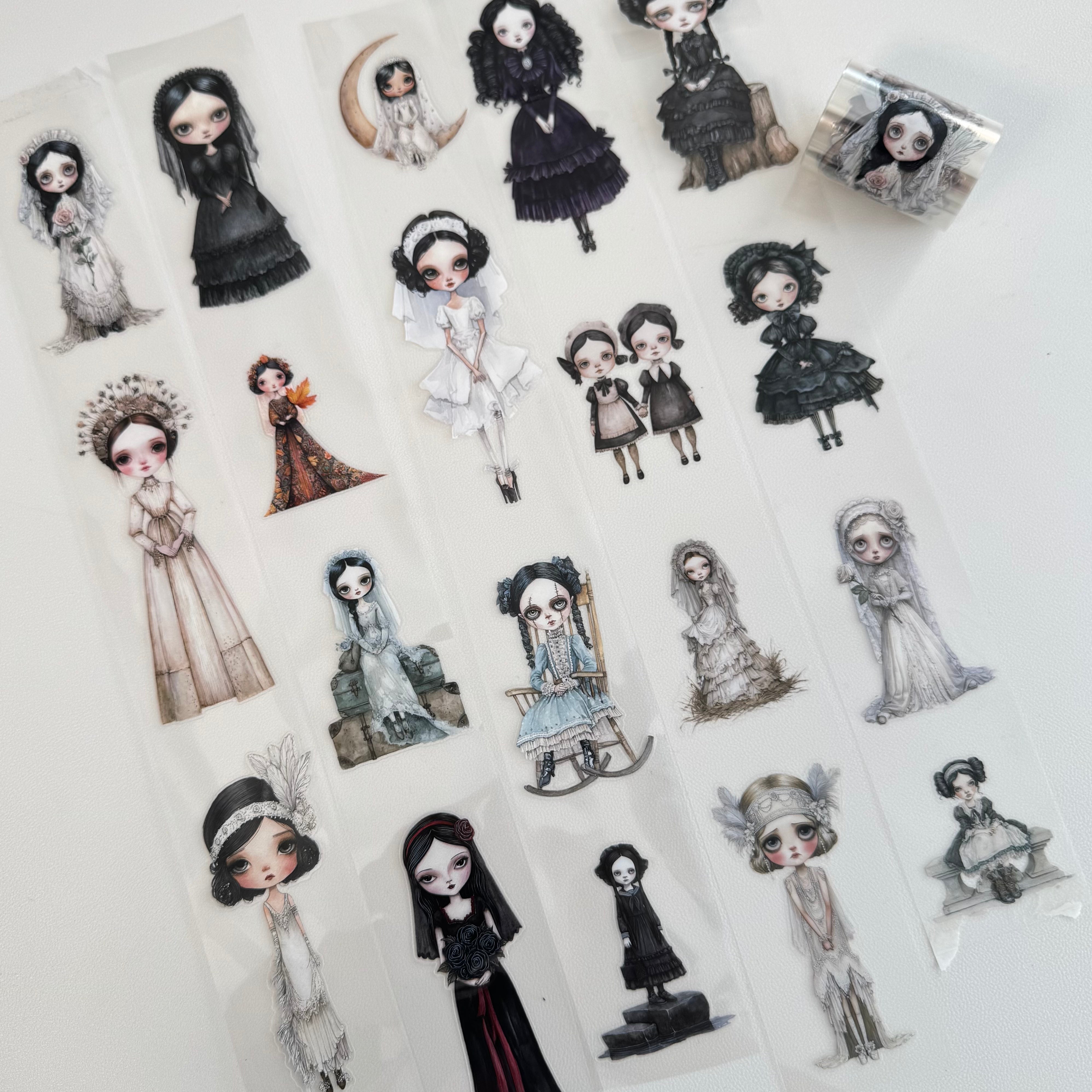 Sad Doll pre-cut PET tape 1 loop 5.5CM*2M