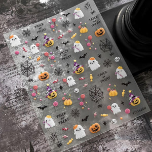 Mini sticker sheet on dark background