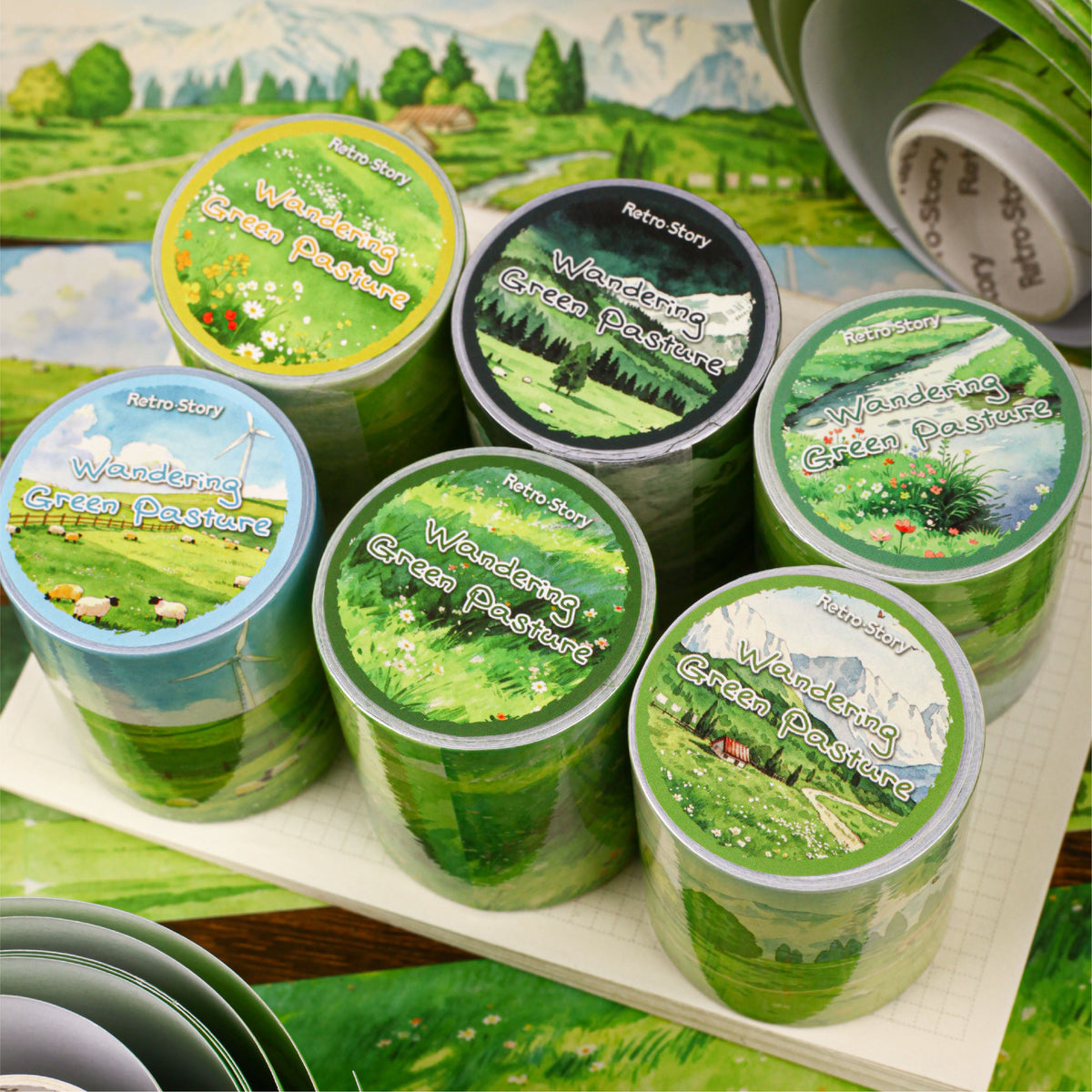 Tape rolls