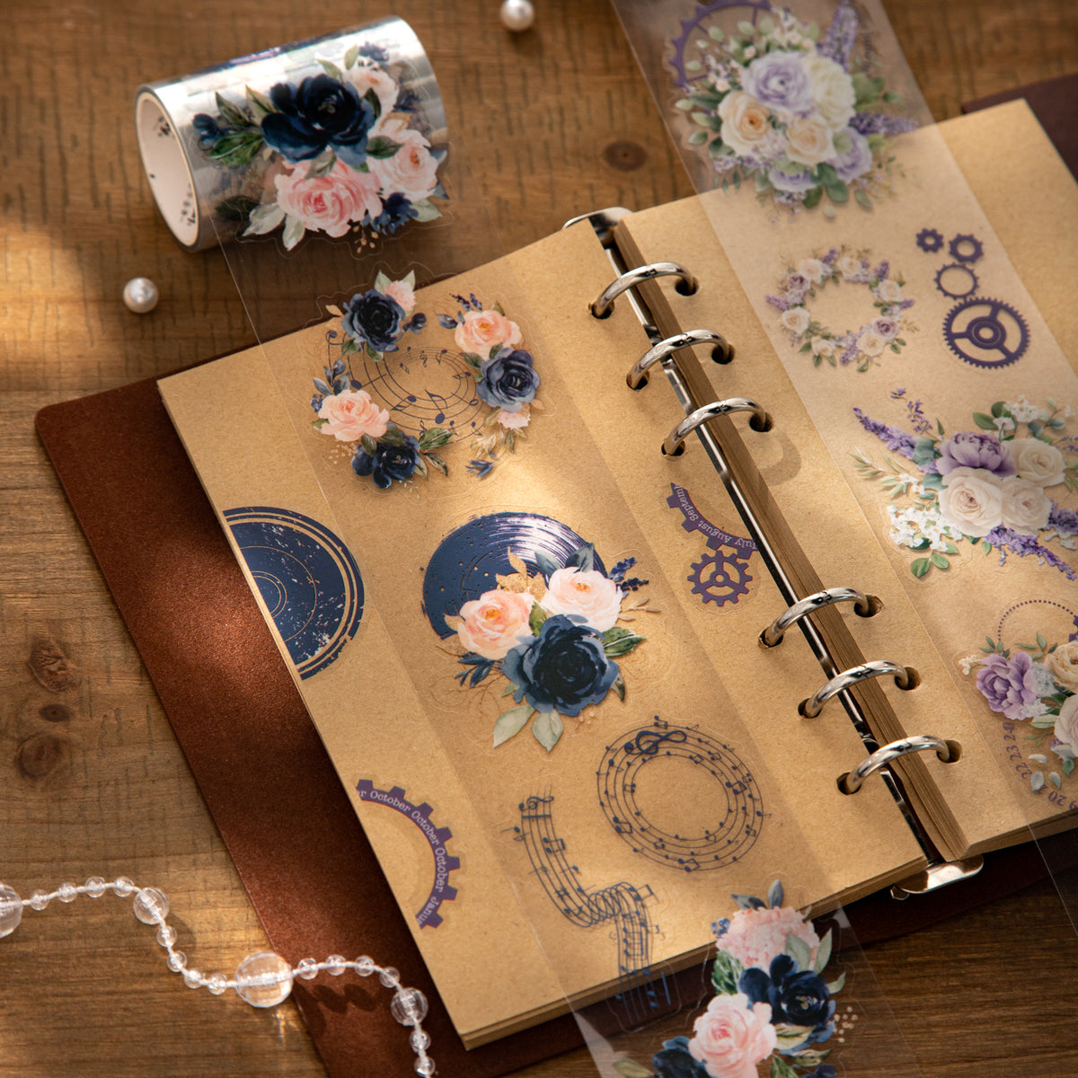 Tape in planner