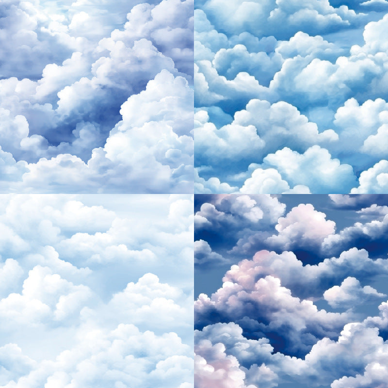 Blue Skies papers fanned