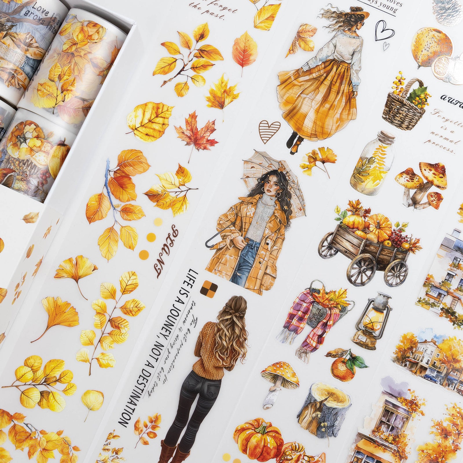 T-122- Love late autumn Tape Set *pre-cut