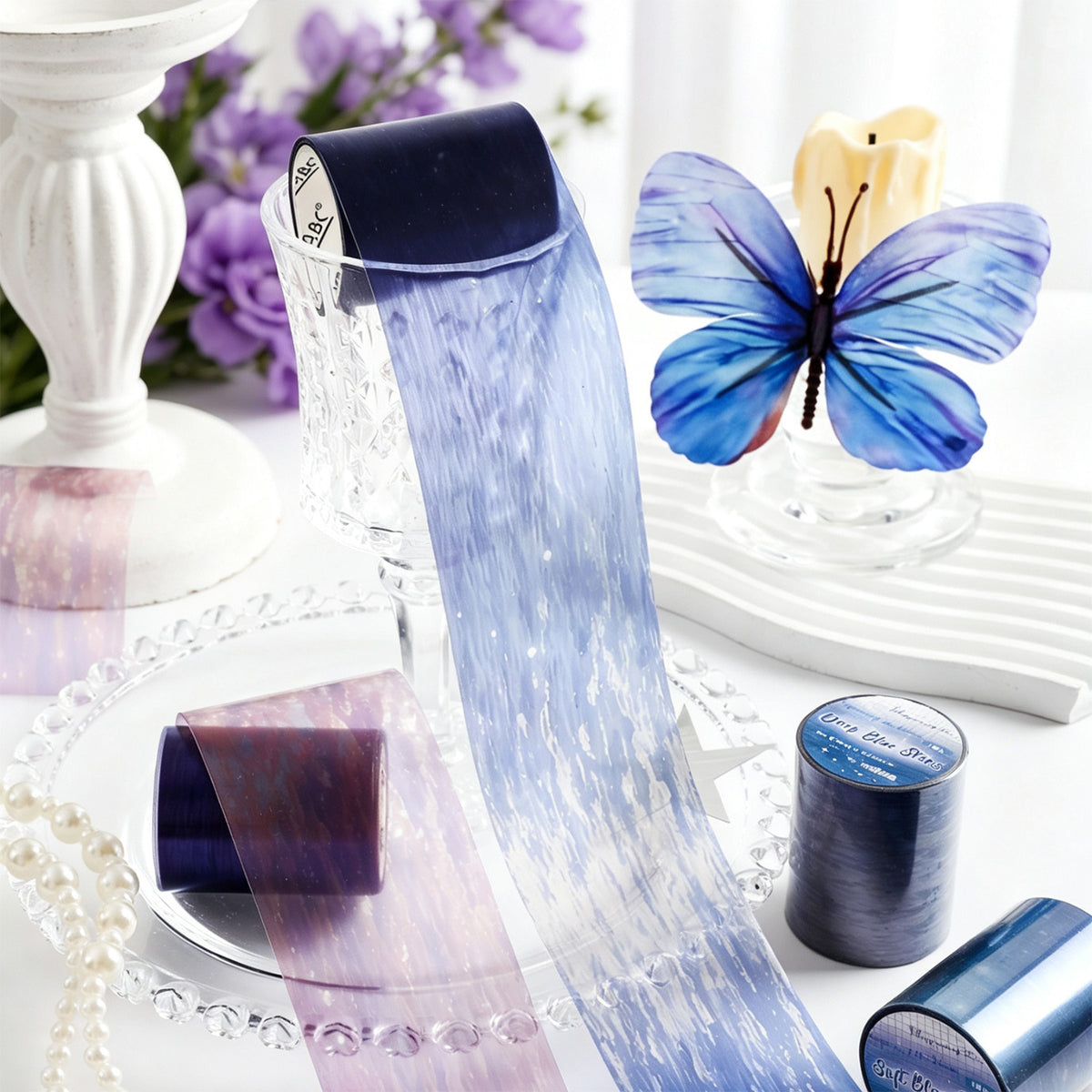 Tape with butterfly