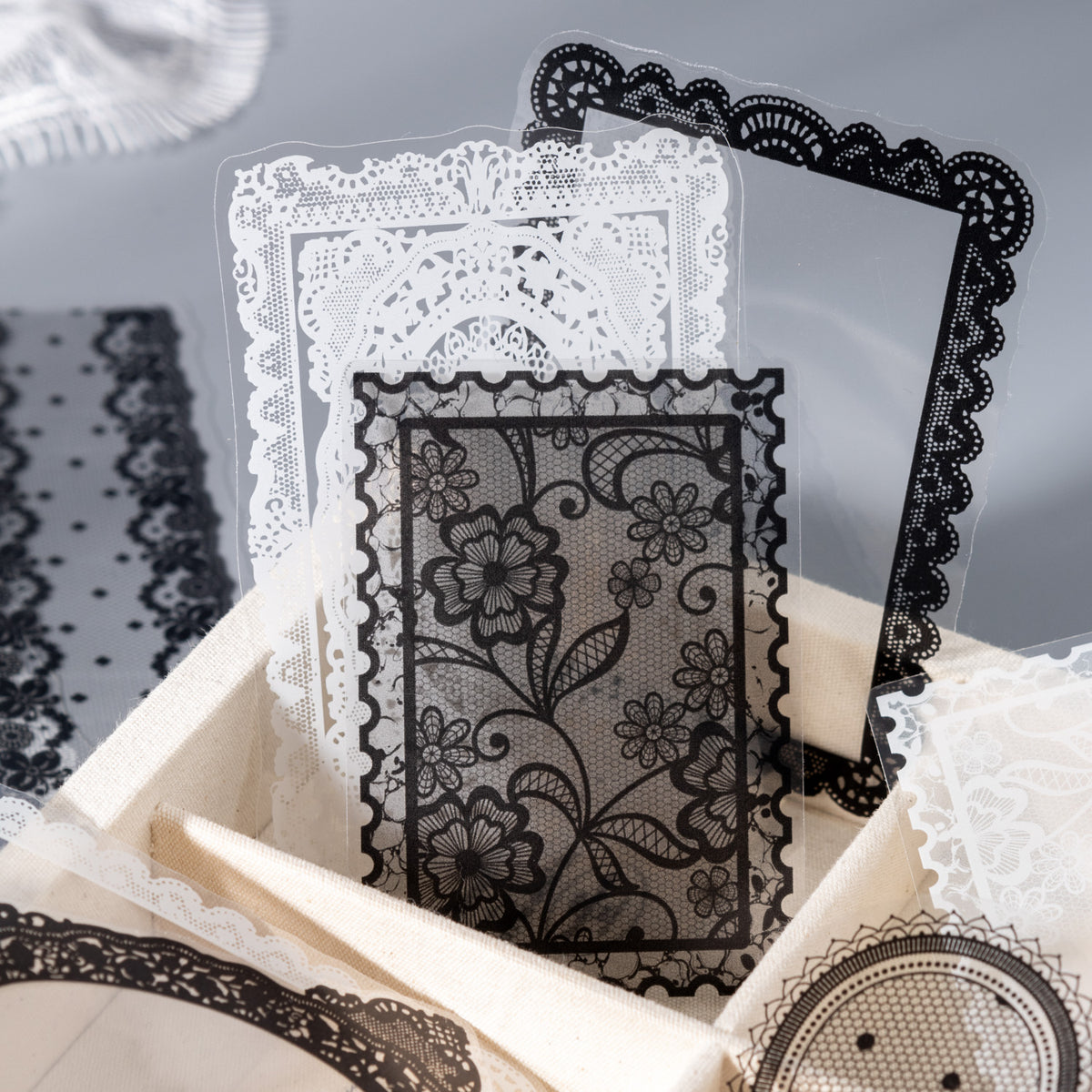 Lace frames