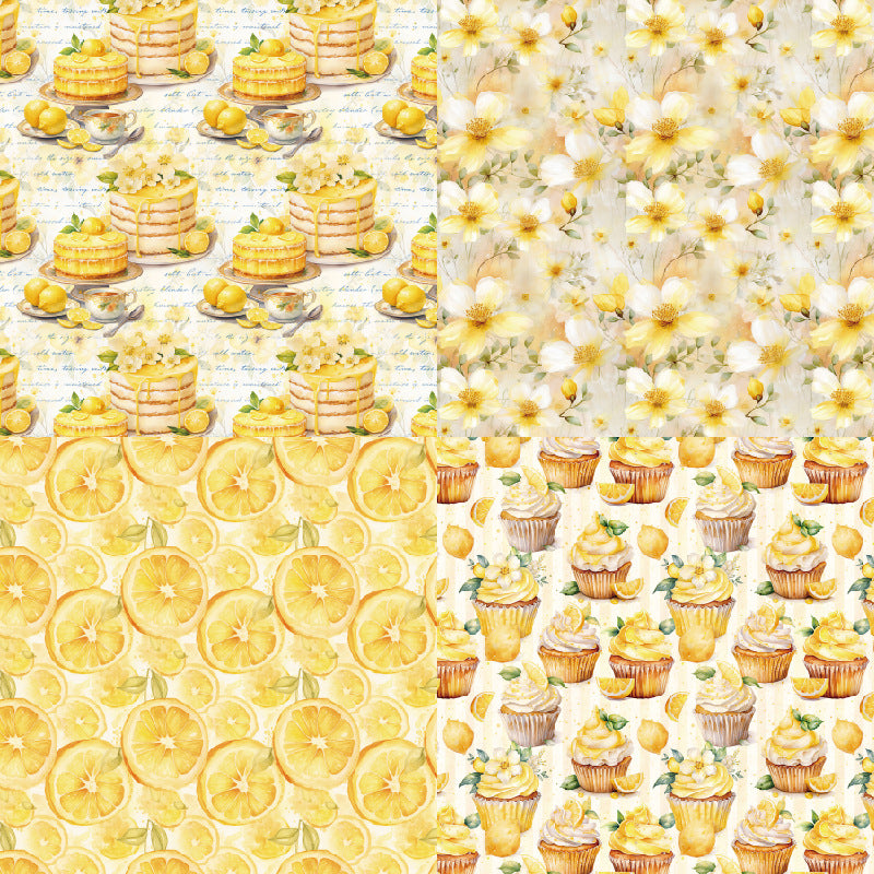 Lemon Delights papers fanned