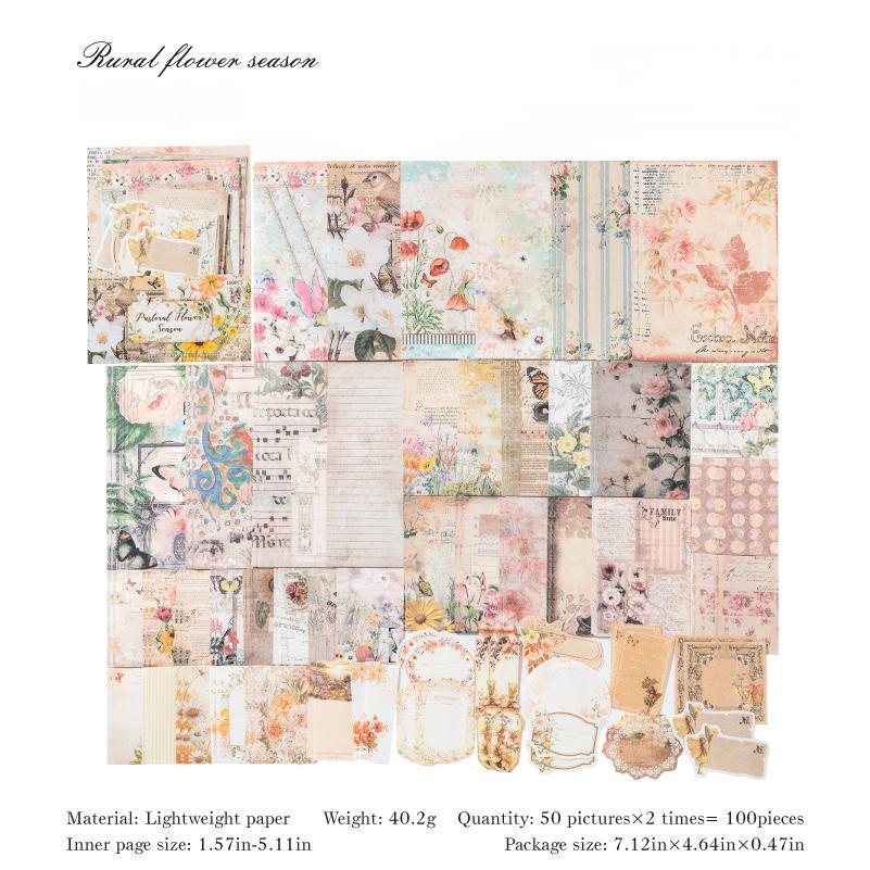 Vintage plant Mixed pack -100Pcs each pack