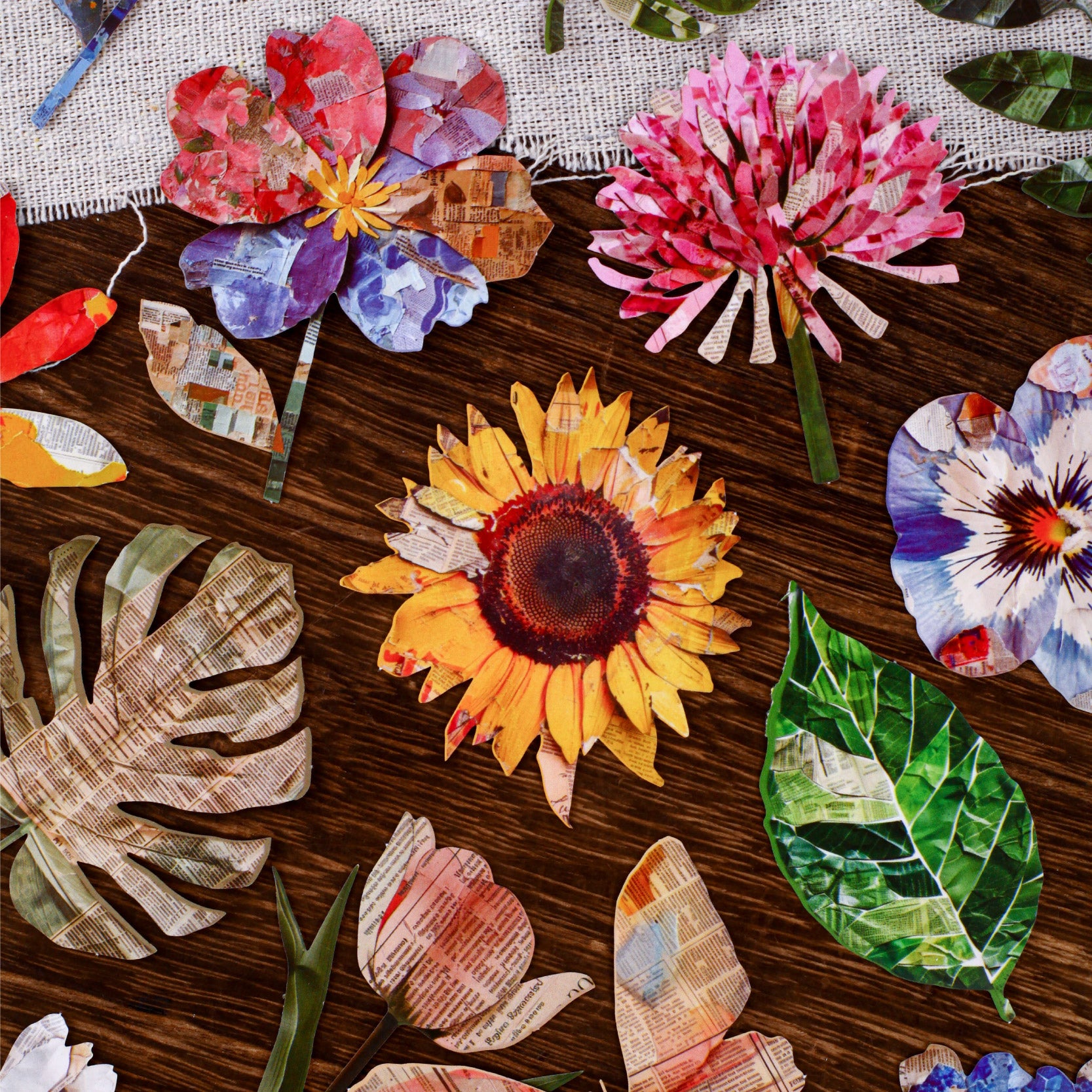 Nature Magazine cardstock Sticker -6Pcs each pack