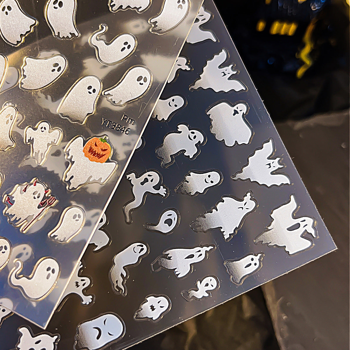 Ghost sheet close-up
