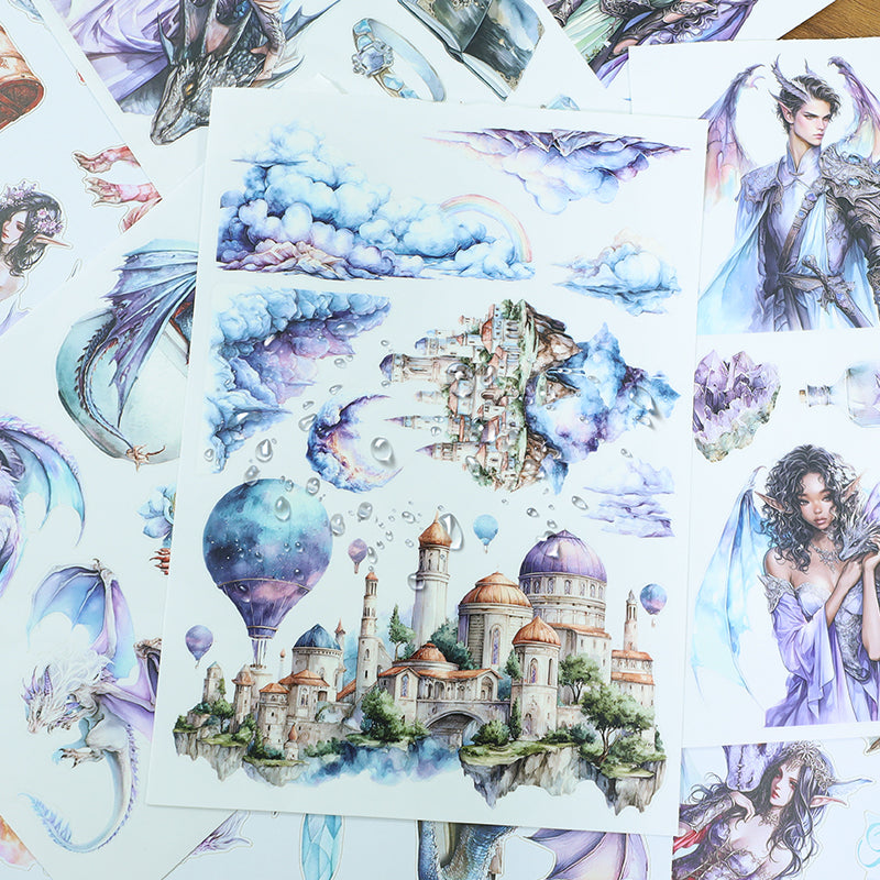 Journey to Find the Dragon sticker pages