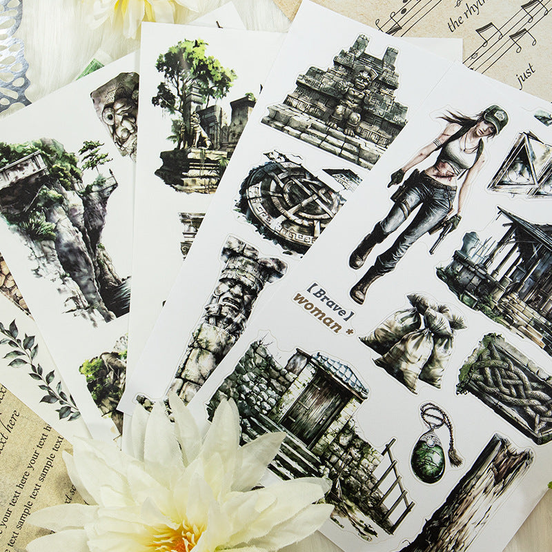 S-575- The forest of tomb Sticker Book -20Pcs each pack