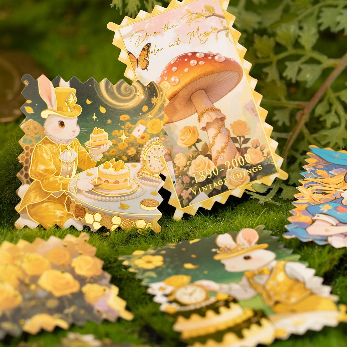 0706 Alice stamp sticker -30Pcs each pack