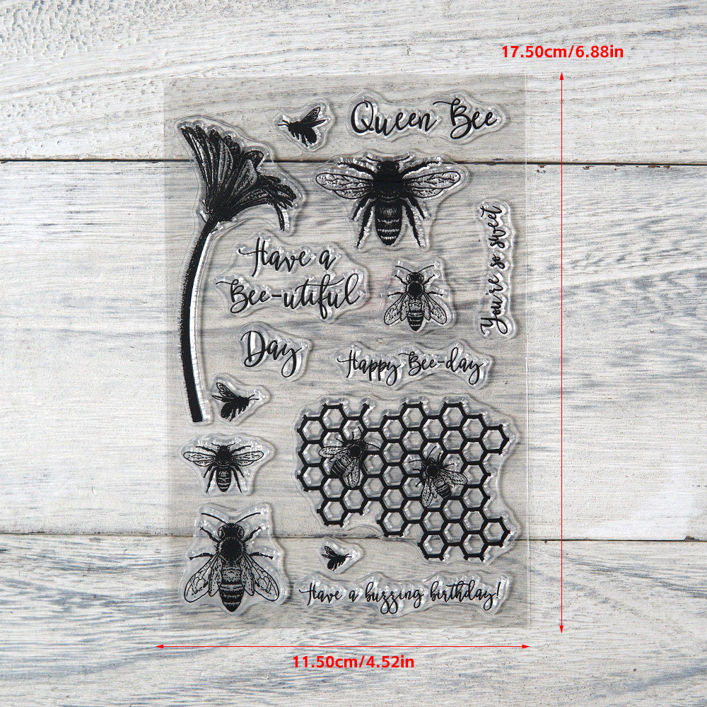 Bee clear stamp – view 3