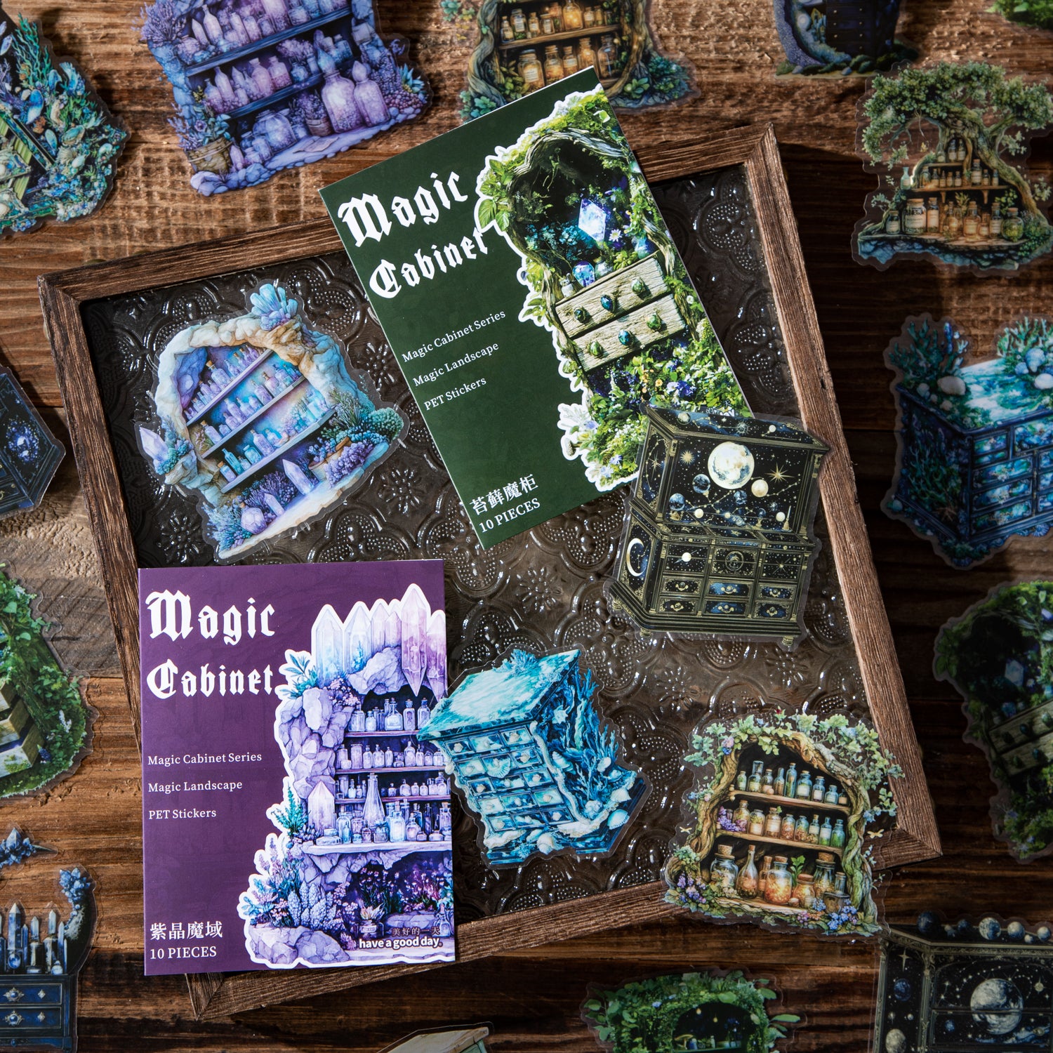 0610 Magic cabinet PET sticker -10Pcs each pack