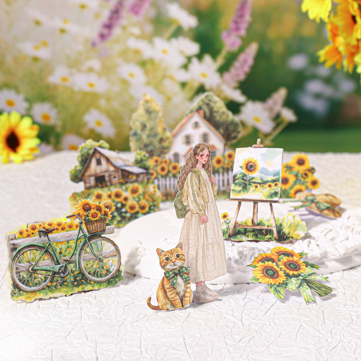 0621 Garden Time Washi Sticker -20Pcs each pack