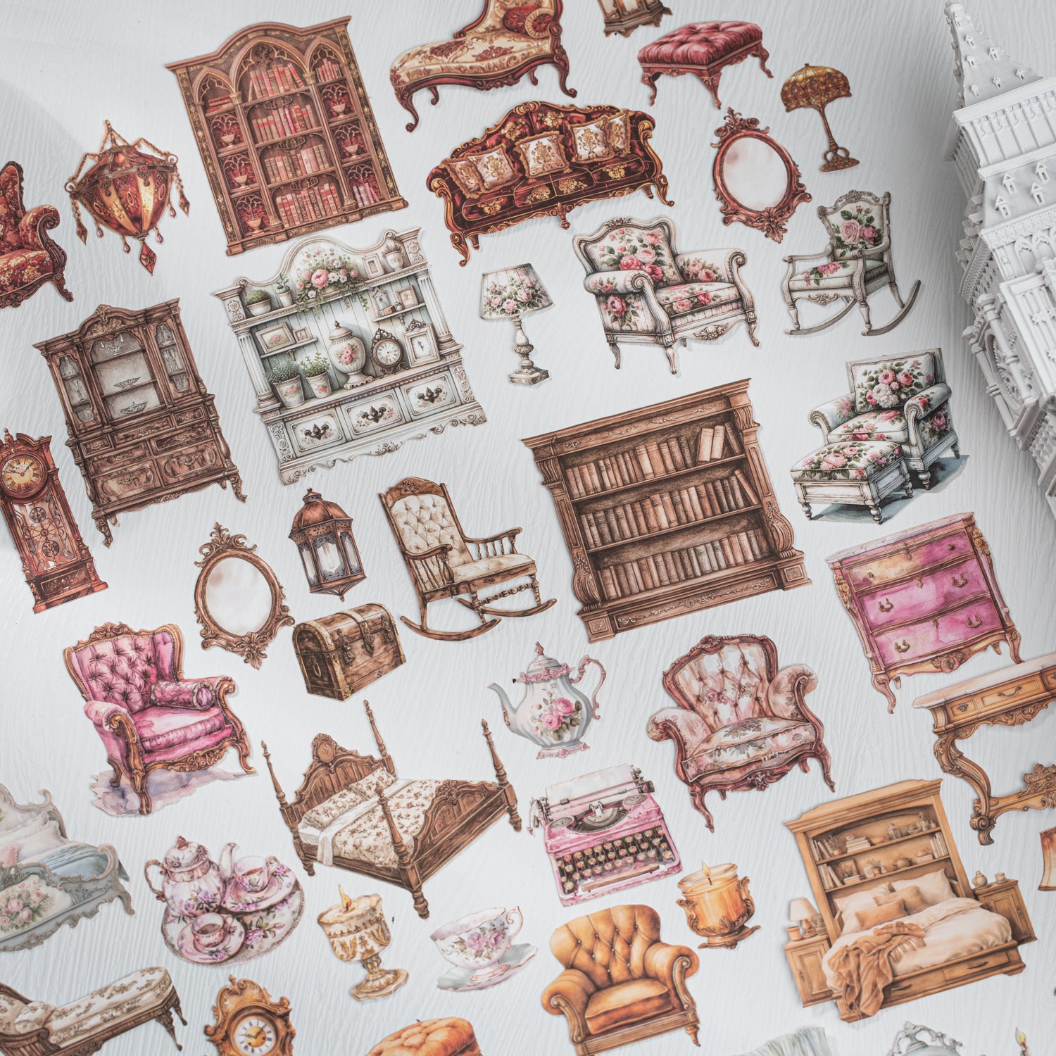 0807 Furniture Solid Sticker -15Pcs each pack