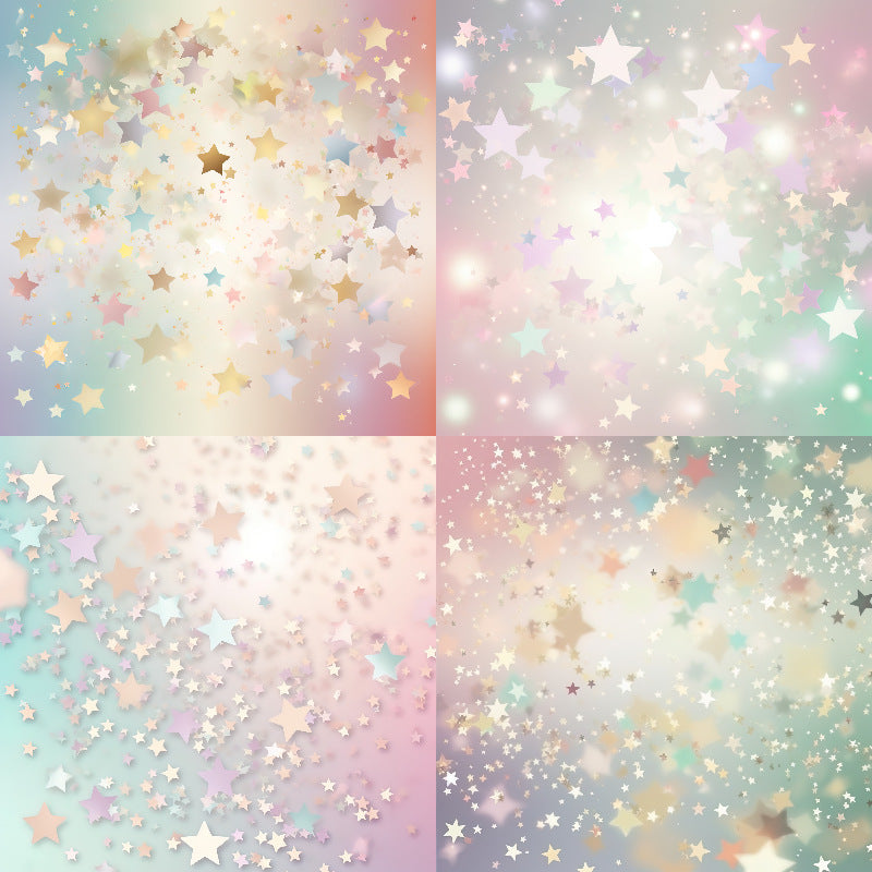 Star paper close-up