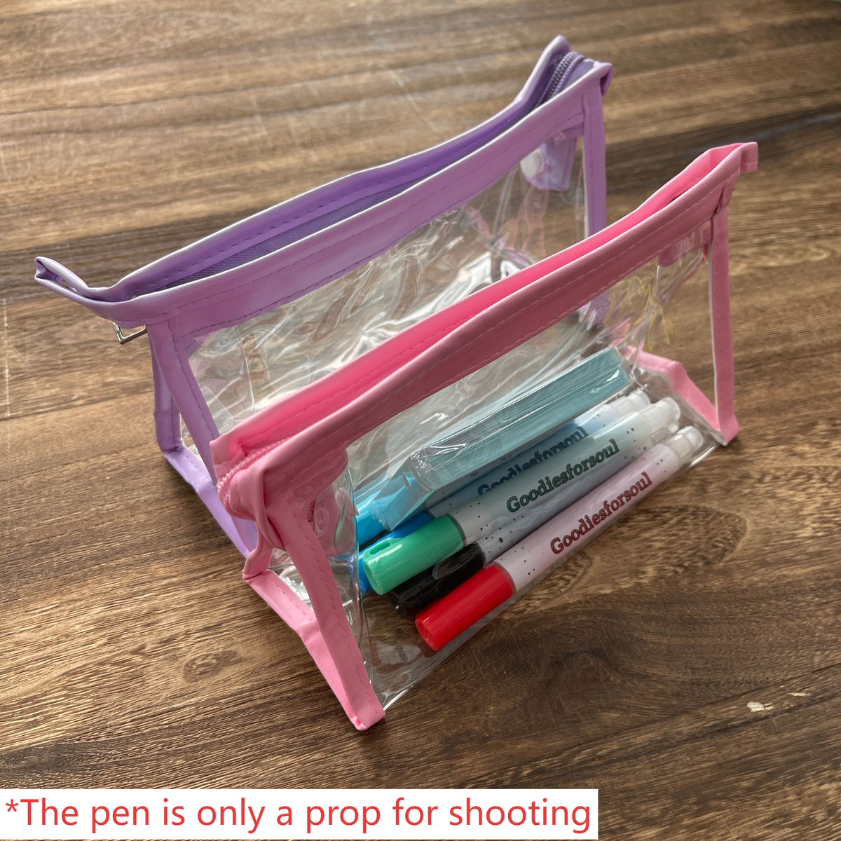 Pouch with markers