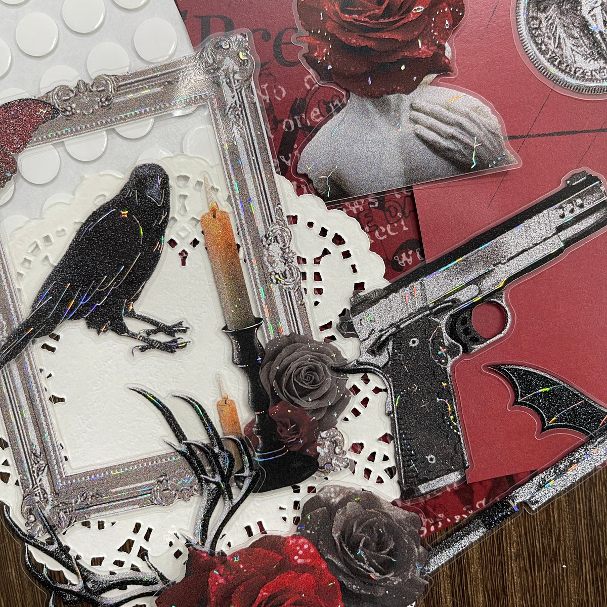 Crow and frame