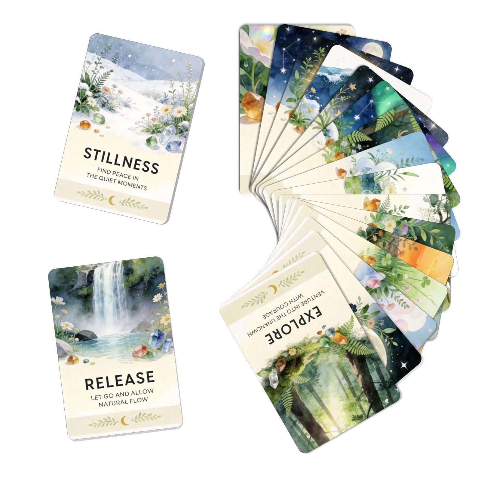 Natural Oracle Cardstock 36pcs (2.36 × 3.5 inch)