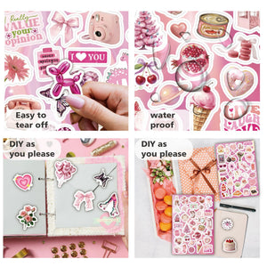 Stickers in use