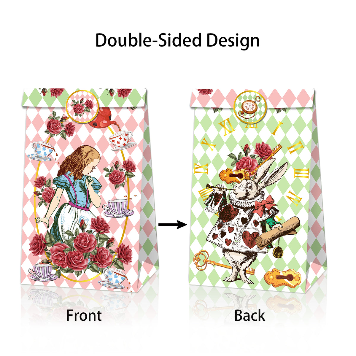 Wonderland paper gift bag – view 7