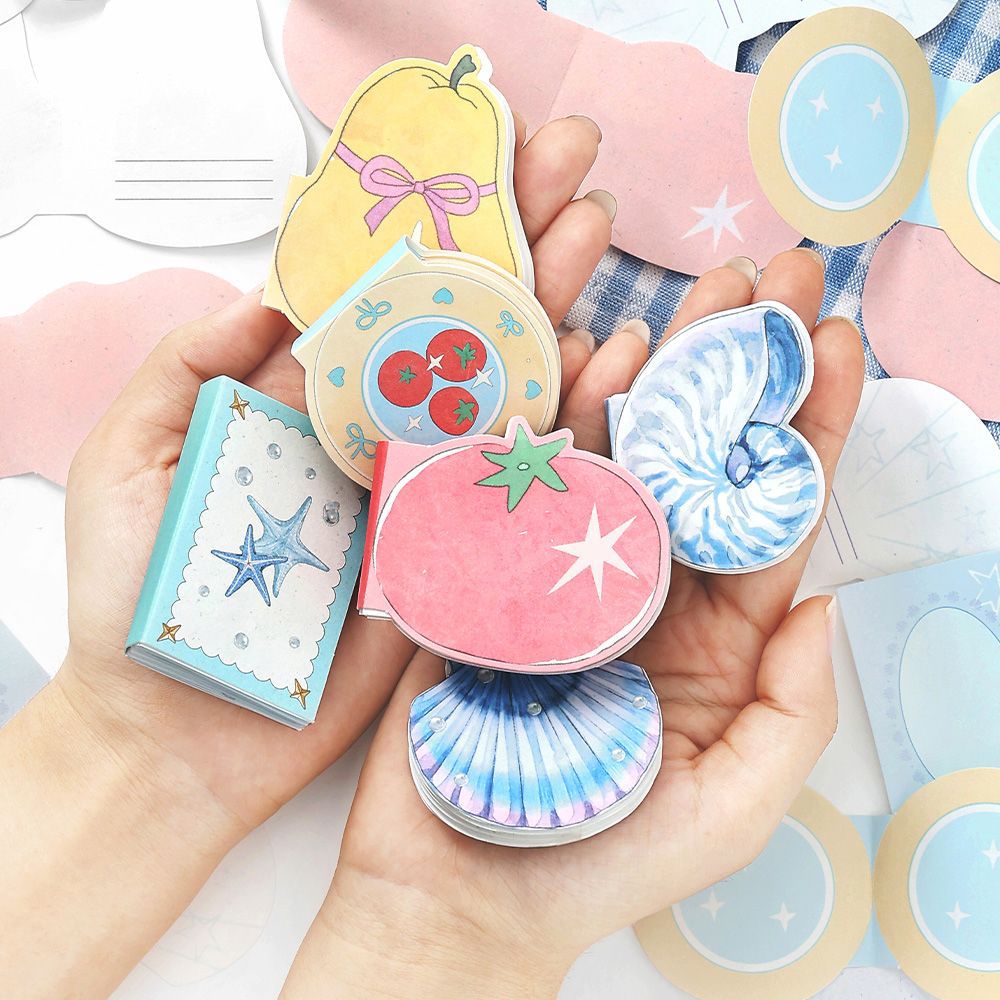 0922 Fruits and shells Notepad Solid paper -21Pcs each pack