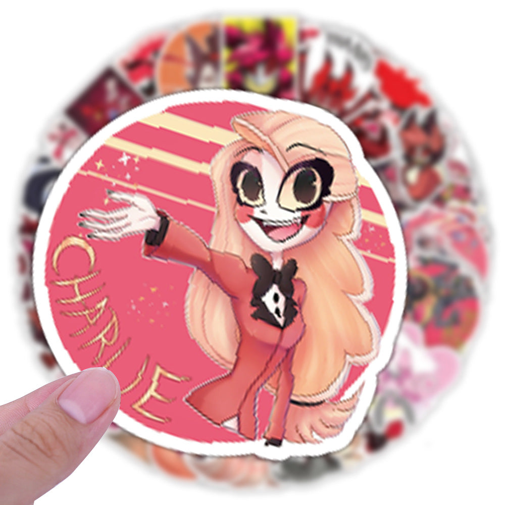 Sticker close-up