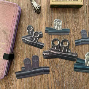 Clips on desk