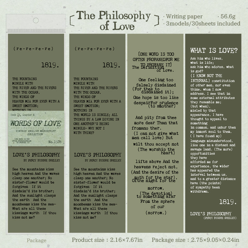 Quotations from famous books sticker book -30Pcs each pack