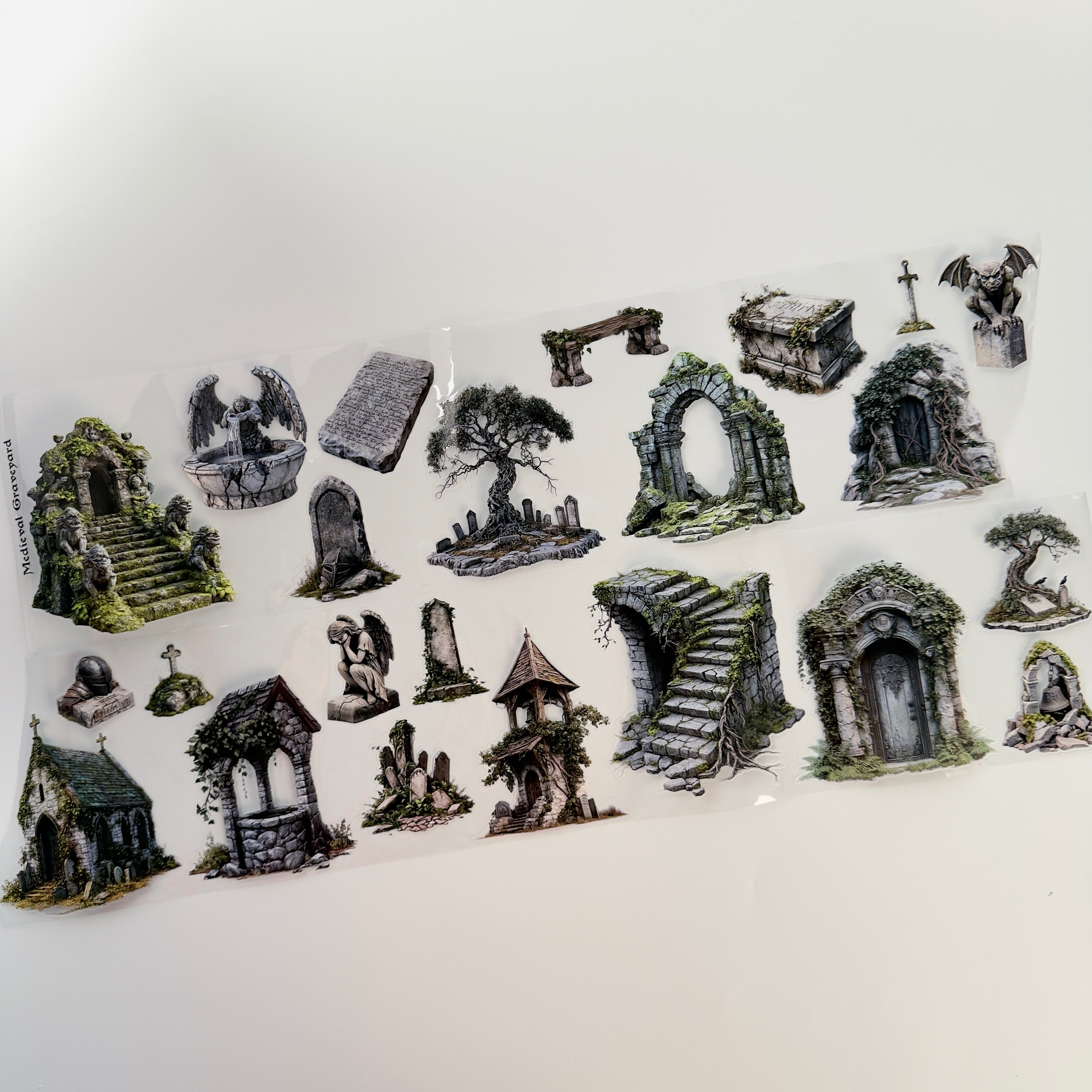 Medieval Graveyard Pre cut PET Tape (12cm x 2m)