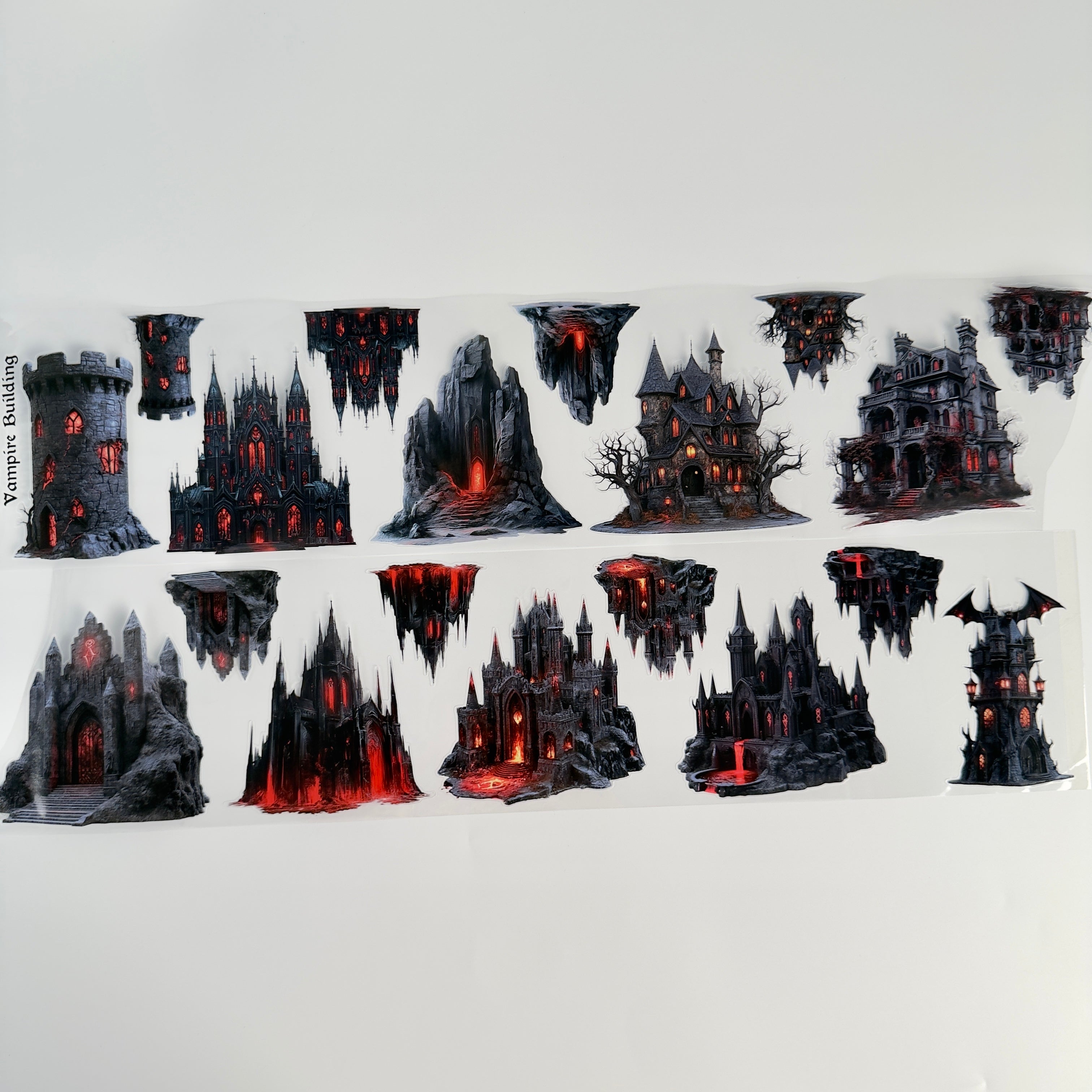 Vampire Building Pre cut PET Tape (12cm x 2m)