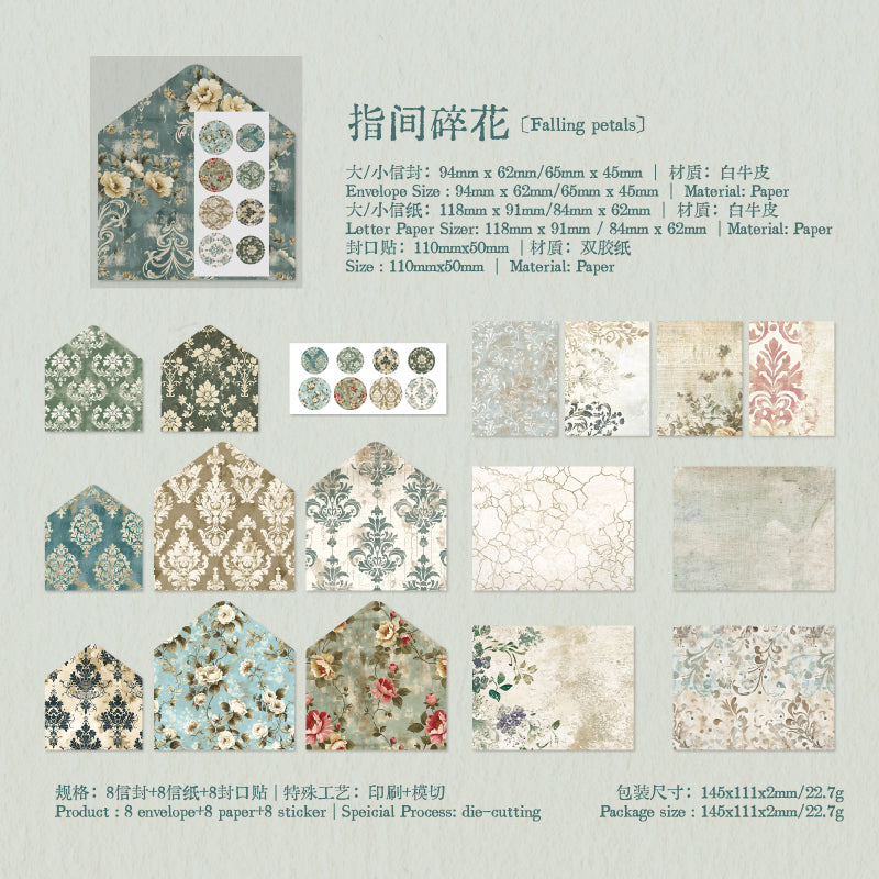 Vintage style Envelope set -24Pcs each pack