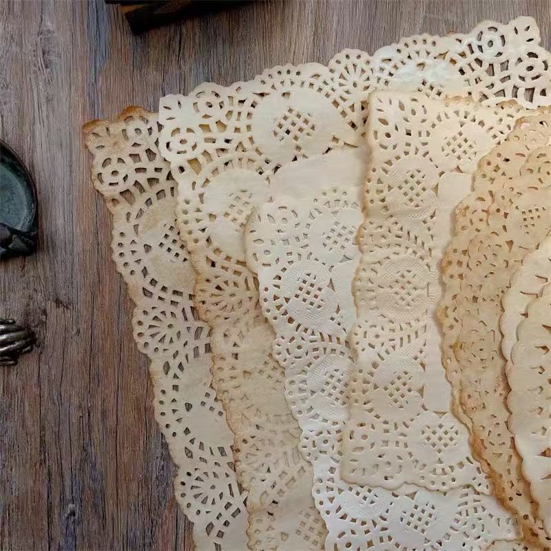 Vintage Lace Paper -8Pcs each pack
