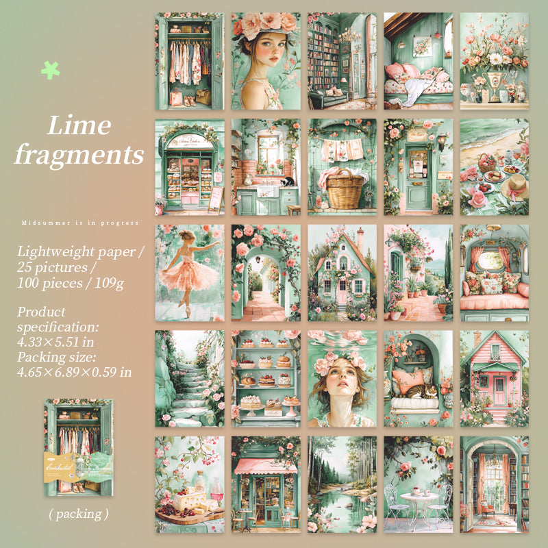 Midsummer paper -100Pcs each pack