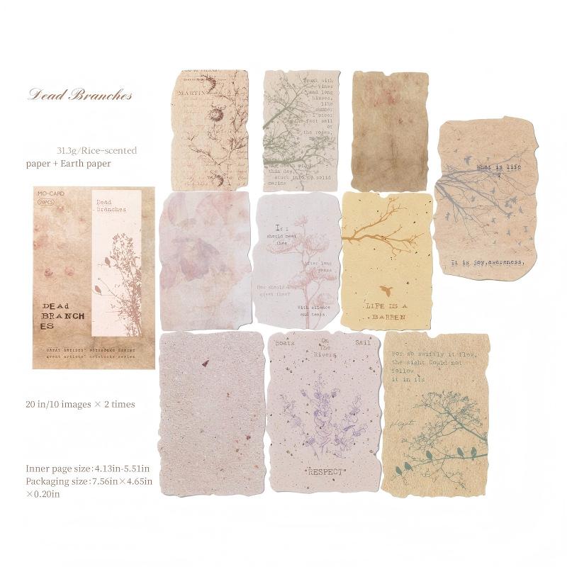 Vintage paper -12Pcs each pack