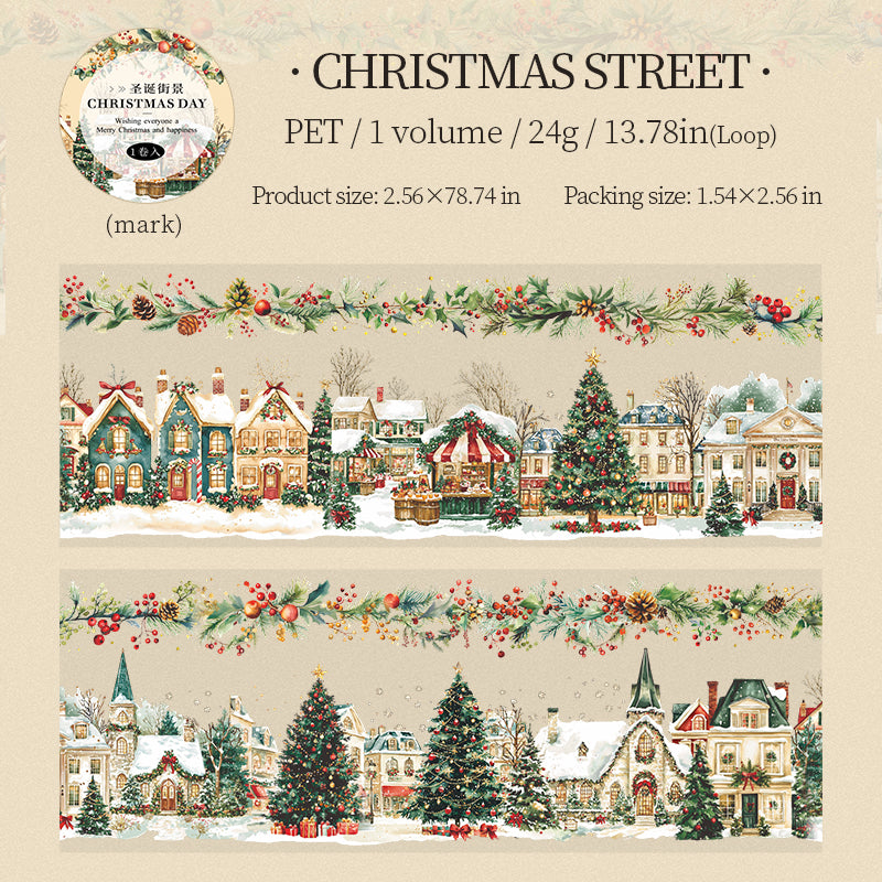 Christmas PET tape -6.5CM*2M