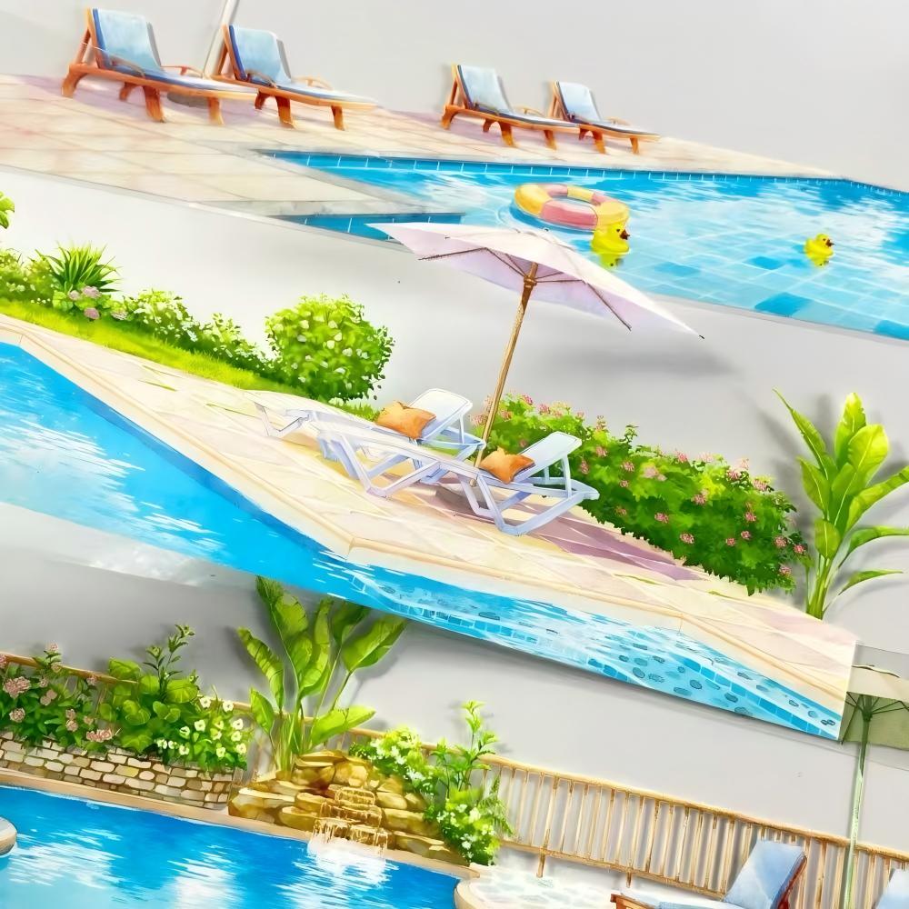 Vacation Pool PET Tape (7 x 118 cm) 1 loop